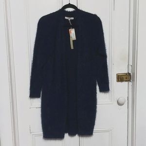 BNWT monk & lou Eyelash Renoir Cardigan in Navy